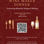Wine Dinner Flyer